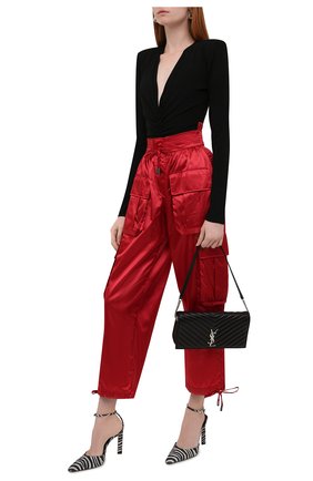 Женские брюки DOLCE & GABBANA красного цвета по цене 85300 руб., арт. FTB8QT/FUS0K | Фото 2 Женские брюки DOLCE & GABBANA красного цвета, арт. FTB8QT/FUS0K | Фото 2 (Материал внешний: Синтетический материал; Длина (брюки, джинсы): Стандартные; Женское Кросс-КТ: Брюки-одежда; Силуэт Ж (брюки и джинсы): Прямые; Стили: Гламурный)