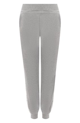 Женские джоггеры EMPORIO ARMANI серого цвета по цене 9285 руб., арт. 164508/1A250 | Фото 1 Женские джоггеры EMPORIO ARMANI серого цвета, арт. 164508/1A250 | Фото 1 (Длина (брюки, джинсы): Стандартные; Материал внешний: Синтетический материал, Хлопок; Женское Кросс-КТ: Брюки-белье)