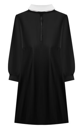 Детское платье KARL LAGERFELD KIDS черного цвета по цене 13300 руб., арт. Z12188 | Фото 2 Детское платье KARL LAGERFELD KIDS черного цвета, арт. Z12188 | Фото 2 (Рукава: Длинные; Материал внешний: Синтетический материал; Девочки Кросс-КТ: Платье-одежда; Случай: Повседневный)