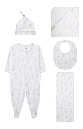 Детского комплект из пяти предметов KISSY KISSY желтого цвета по цене 13850 руб., арт. F1742692P | Фото 1 Детского комплект из пяти предметов KISSY KISSY желтого цвета, арт. F1742692P | Фото 1 (Материал внешний: Хлопок)