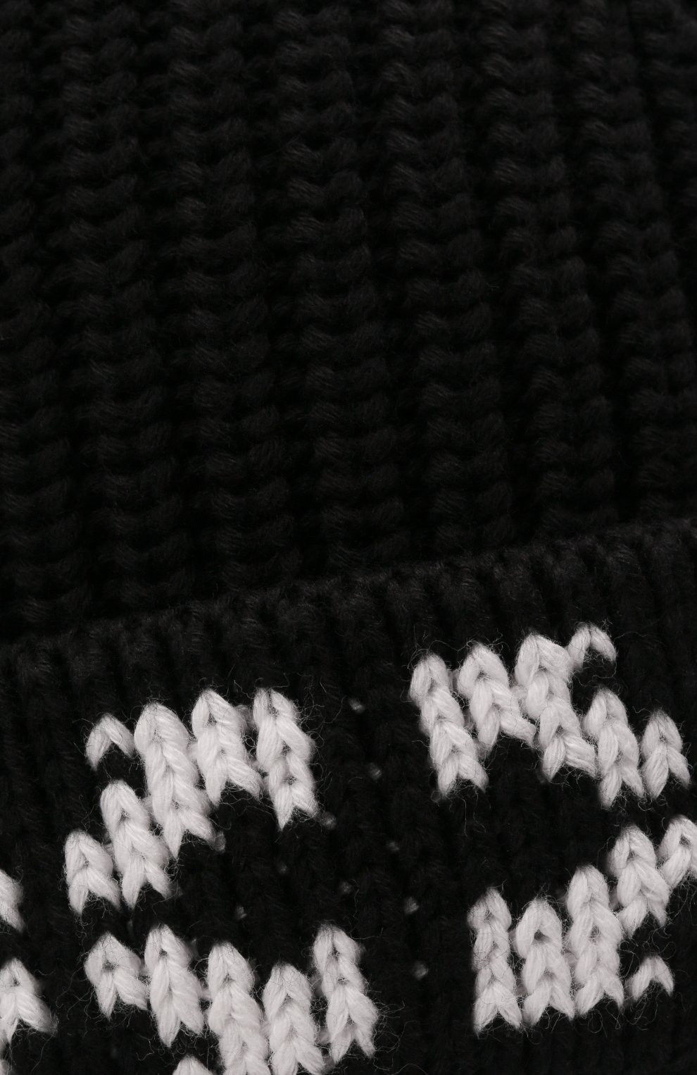 Детского хлопковая шапка OFF-WHITE черного цвета по цене 10950 руб., арт. 0BLC001F21KNI001 | Фото 3 Детского хлопковая шапка OFF-WHITE черного цвета, арт. 0BLC001F21KNI001 | Фото 3 (Материал: Текстиль, Хлопок)