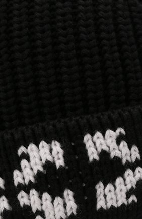 Детского хлопковая шапка OFF-WHITE черного цвета, арт. 0BLC001F21KNI001 | Фото 3 (Материал: Текстиль, Хлопок)