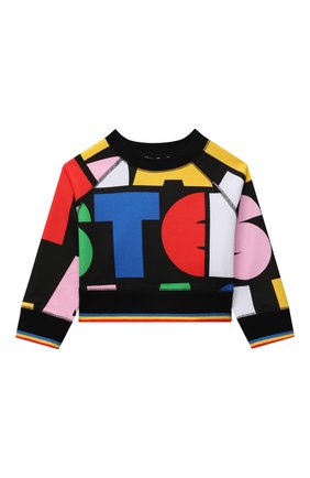 Детский хлопковый свитшот STELLA MCCARTNEY разноцветного цвета по цене 5740 руб., арт. 602645/SRJ20 | Фото 1 Детский хлопковый свитшот STELLA MCCARTNEY разноцветного цвета, арт. 602645/SRJ20 | Фото 1 (Рукава: Длинные; Материал внешний: Хлопок; Девочки Кросс-КТ: Толстовка-одежда)
