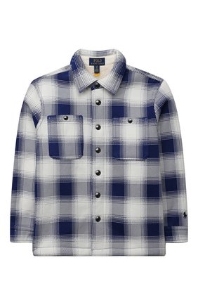 Детская хлопковая рубашка POLO RALPH LAUREN синего цвета по цене 12250 руб., арт. 323853892 | Фото 1 Детская хлопковая рубашка POLO RALPH LAUREN синего цвета, арт. 323853892 | Фото 1 (Рукава: Длинные; Материал внешний: Хлопок; Случай: Повседневный)