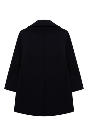 Детское шерстяное пальто EMPORIO ARMANI темно-синего цвета по цене 36900 руб., арт. 6K4L80/1NYVZ | Фото 2 Детское шерстяное пальто EMPORIO ARMANI темно-синего цвета, арт. 6K4L80/1NYVZ | Фото 2 (Материал внешний: Шерсть; Материал подклада: Вискоза, Синтетический материал; Рукава: Длинные)