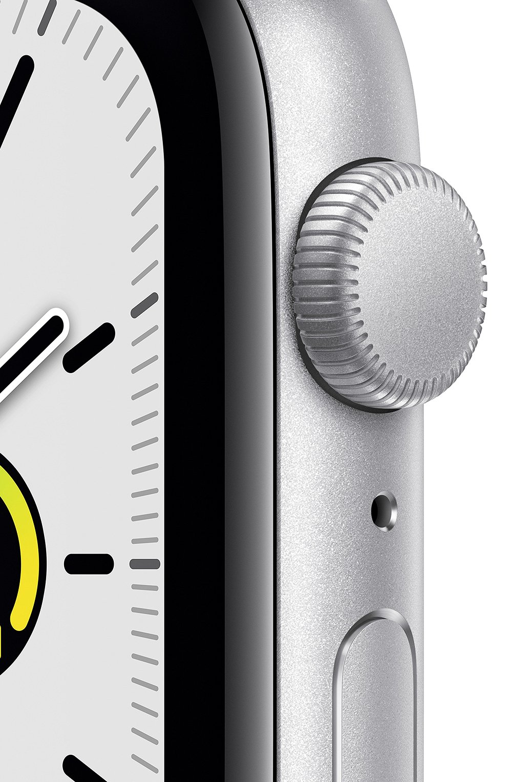 Смарт-часы apple watch nike se (2021) gps 44mm silver aluminium case with pure platinum/black nike sport band APPLE  silver цвета, арт. MKQ73RU/A | Фото 2 (Кросс-КТ: Деактивировано)