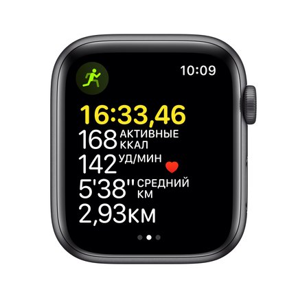 Смарт-часы apple watch se (2021) gps 44mm space gray aluminium case with midnight sport band APPLE  space gray цвета, арт. MKQ63RU/A | Фото 3 (Кросс-КТ: Деактивировано)