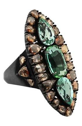 Женские кольцо SUTRA JEWELS бесцветного цвета, арт. SJR614 | Фото 1 (Материал сплава: Белое золото; Драгоценные камни: Бриллианты)
