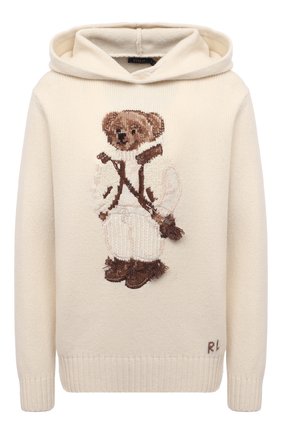 Женский худи из шерсти и кашемира POLO RALPH LAUREN кремвого цвета по цене 42700 руб., арт. 211847045 | Фото 1 Женский худи из шерсти и кашемира POLO RALPH LAUREN кремвого цвета, арт. 211847045 | Фото 1 (Материал внешний: Шерсть; Рукава: Длинные; Длина (для топов): Стандартные; Женское Кросс-КТ: Худи-одежда, худи-трикотаж; Стили: Кэжуэл)