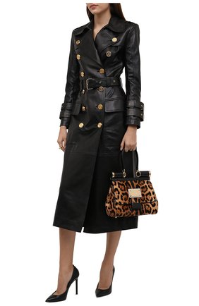 Женский кожаный плащ BALMAIN черного цвета по цене 386000 руб., арт. WF1TL010/L158 | Фото 2 Женский кожаный плащ BALMAIN черного цвета, арт. WF1TL010/L158 | Фото 2 (Рукава: Длинные; Длина (верхняя одежда): Длинные; Материал подклада: Вискоза; Стили: Гранж; Женское Кросс-КТ: Замша и кожа)