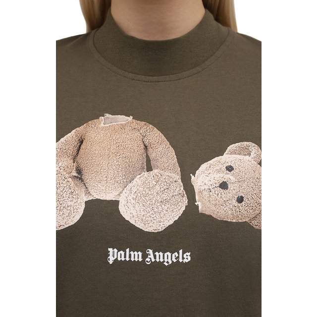фото Хлопковая футболка palm angels