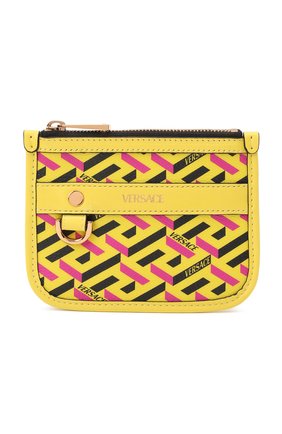 Женский футляр для кредитных карт monogram VERSACE желтого цвета по цене 16650 руб., арт. 1001871/1A01444 | Фото 1 Женский футляр для кредитных карт monogram VERSACE желтого цвета, арт. 1001871/1A01444 | Фото 1 (Материал: Синтетический материал, Текстиль)