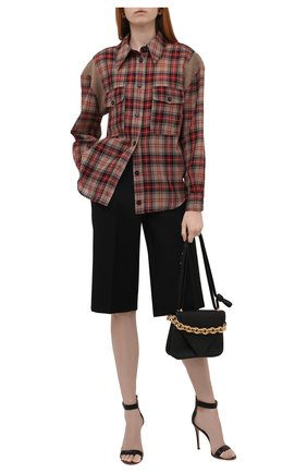Женская шерстяная рубашка STELLA MCCARTNEY разноцветного цвета по цене 97250 руб., арт. 603931/SSA50 | Фото 2 Женская шерстяная рубашка STELLA MCCARTNEY разноцветного цвета, арт. 603931/SSA50 | Фото 2 (Длина (для топов): Стандартные; Материал внешний: Шерсть; Рукава: Длинные; Женское Кросс-КТ: Рубашка-одежда; Принт: С принтом, Клетка; Стили: Гранж)