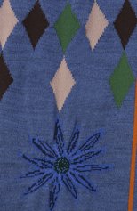Женские шерстяные носки ANTIPAST голубого цвета, арт. AM-675A | Фото 2 (Материал внешний: Шерсть, Синтетический материал)