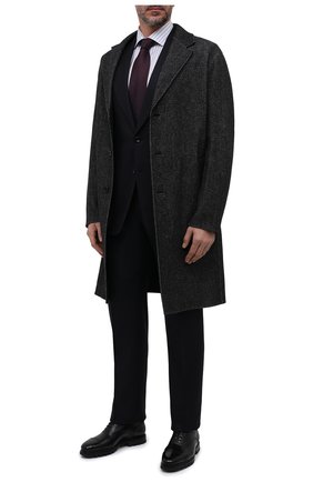 Мужские кожаные оксфорды SANTONI черного цвета по цене 61750 руб., арт. MCCG17916SM5EVRTN01 | Фото 2 Мужские кожаные оксфорды SANTONI черного цвета, арт. MCCG17916SM5EVRTN01 | Фото 2 (Материал внутренний: Натуральная кожа; Мужское Кросс-КТ: Броги-обувь; Стили: Классический)