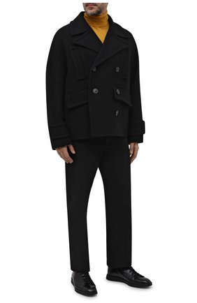 Мужские кожаные кеды SANTONI черного цвета по цене 46150 руб., арт. MSAM21617NEARPWCN01 | Фото 2 Мужские кожаные кеды SANTONI черного цвета, арт. MSAM21617NEARPWCN01 | Фото 2 (Материал внутренний: Натуральная кожа; Подошва: Плоская)
