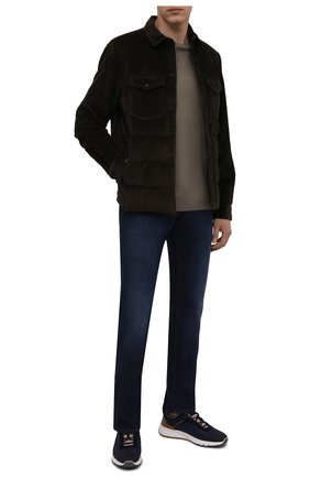 Мужская пуховая куртка gelt MONCLER GRENOBLE хаки цвета по цене 87100 руб., арт. G2-097-1A000-01-54AL0 | Фото 2 Мужская пуховая куртка gelt MONCLER GRENOBLE хаки цвета, арт. G2-097-1A000-01-54AL0 | Фото 2 (Материал внешний: Хлопок; Материал подклада: Синтетический материал; Материал утеплителя: Пух и перо; Длина (верхняя одежда): Короткие; Рукава: Длинные; Кросс-КТ: Куртка; Мужское Кросс-КТ: пуховик-короткий; Стили: Кэжуэл)