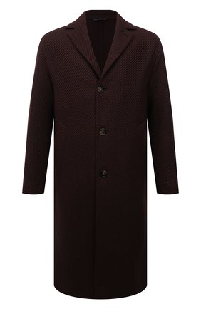 Мужской кашемировое пальто LORO PIANA коричневого цвета, арт. FAL6993 | Фото 1 (Застежка: Пуговицы; Материал внешний: Шерсть, Кашемир; Рукава: Длинные; Длина (верхняя одежда): До колена; Стили: Классический; Мужское Кросс-КТ: пальто-верхняя одежда)