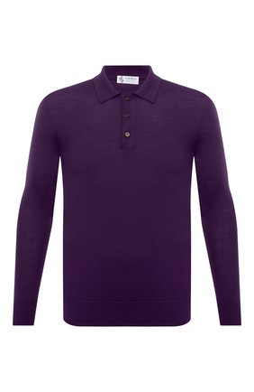 Мужское поло из кашемира и шелка IL BORGO CASHMERE фиолетового цвета по цене 59050 руб., арт. 54-1155G0 | Фото 1 Мужское поло из кашемира и шелка IL BORGO CASHMERE фиолетового цвета, арт. 54-1155G0 | Фото 1 (Рукава: Длинные; Материал внешний: Шелк, Шерсть, Кашемир; Длина (для топов): Стандартные; Кросс-КТ: Трикотаж; Стили: Кэжуэл; Застежка: Пуговицы)