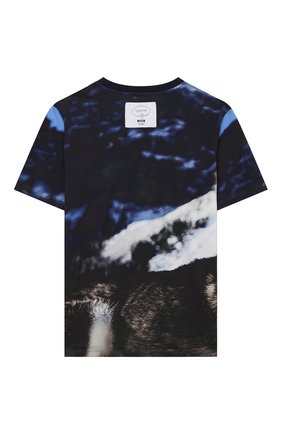 Детская хлопковая футболка MSGM KIDS разноцветного цвета по цене 7585 руб., арт. MS027928 | Фото 2 Детская хлопковая футболка MSGM KIDS разноцветного цвета, арт. MS027928 | Фото 2 (Рукава: Короткие; Материал внешний: Хлопок)