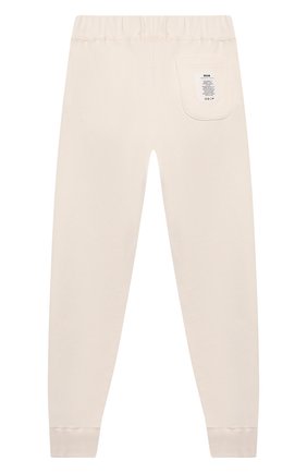 Детские хлопковые джоггеры MSGM KIDS белого цвета по цене 7995 руб., арт. MS027848 | Фото 2 Детские хлопковые джоггеры MSGM KIDS белого цвета, арт. MS027848 | Фото 2 (Материал внешний: Хлопок)