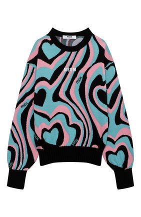 Детский пуловер MSGM KIDS разноцветного цвета по цене 14700 руб., арт. MS027748 | Фото 1 Детский пуловер MSGM KIDS разноцветного цвета, арт. MS027748 | Фото 1 (Рукава: Длинные; Материал внешний: Синтетический материал, Шерсть; Девочки Кросс-КТ: Пуловер-одежда)