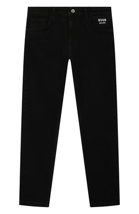 Детские джинсы MSGM KIDS черного цвета по цене 11950 руб., арт. MS027734 | Фото 1 Детские джинсы MSGM KIDS черного цвета, арт. MS027734 | Фото 1 (Материал внешний: Хлопок; Кросс-КТ: джинсы)