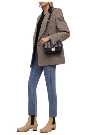 Женские кожаные ботильоны square toe MANU ATELIER бежевого цвета по цене 43450 руб., арт. 2021317 | Фото 2 Женские кожаные ботильоны square toe MANU ATELIER бежевого цвета, арт. 2021317 | Фото 2 (Подошва: Плоская; Материал внутренний: Натуральная кожа; Каблук высота: Низкий; Каблук тип: Устойчивый)