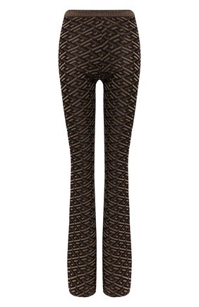 Женские брюки из вискозы VERSACE золотого цвета по цене 87850 руб., арт. 1001914/1A01524 | Фото 1 Женские брюки из вискозы VERSACE золотого цвета, арт. 1001914/1A01524 | Фото 1 (Длина (брюки, джинсы): Удлиненные; Материал внешний: Вискоза; Стили: Гламурный; Женское Кросс-КТ: Брюки-одежда; Силуэт Ж (брюки и джинсы): Расклешенные; Кросс-КТ: Трикотаж)