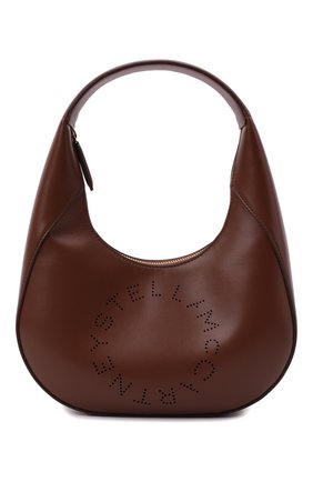 Женская сумка stella logo small STELLA MCCARTNEY коричневого цвета по цене 53300 руб., арт. 700269/W8542 | Фото 1 Женская сумка stella logo small STELLA MCCARTNEY коричневого цвета, арт. 700269/W8542 | Фото 1 (Материал: Экокожа, Текстиль; Размер: small; Сумки-технические: Сумки top-handle)