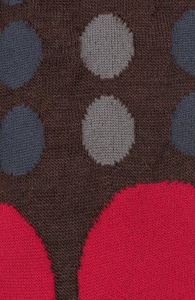 Женские шерстяные носки ANTIPAST коричневого цвета, арт. AM-365A | Фото 2 (Материал внешний: Синтетический материал, Шерсть)