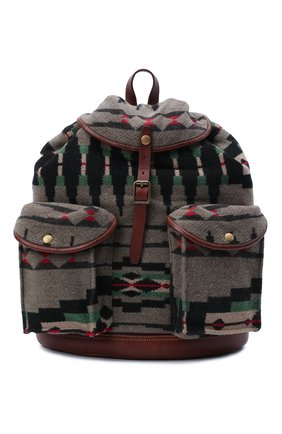 Мужской текстильный рюкзак RRL разноцветного цвета, арт. 417845181 | Фото 1 (Материал: Текстиль; Размер: large; Стили: Кэжуэл)
