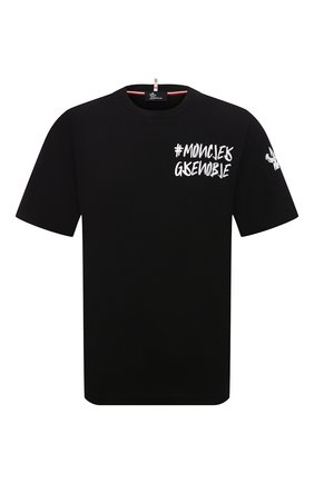 Мужская хлопковая футболка MONCLER GRENOBLE черного цвета по цене 22400 руб., арт. G2-097-8C000-01-8390T | Фото 1 Мужская хлопковая футболка MONCLER GRENOBLE черного цвета, арт. G2-097-8C000-01-8390T | Фото 1 (Рукава: Короткие; Длина (для топов): Стандартные; Материал внешний: Хлопок; Принт: С принтом; Стили: Спорт-шик)