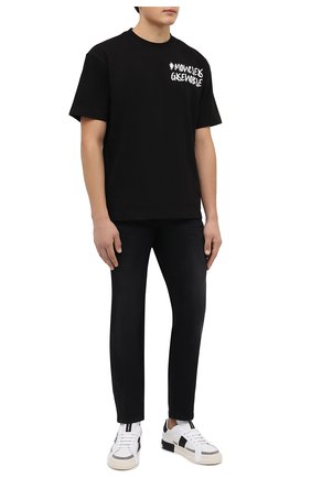 Мужская хлопковая футболка MONCLER GRENOBLE черного цвета по цене 22400 руб., арт. G2-097-8C000-01-8390T | Фото 2 Мужская хлопковая футболка MONCLER GRENOBLE черного цвета, арт. G2-097-8C000-01-8390T | Фото 2 (Рукава: Короткие; Длина (для топов): Стандартные; Материал внешний: Хлопок; Принт: С принтом; Стили: Спорт-шик)