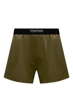 Мужские шелковые боксеры TOM FORD зеленого цвета по цене 16350 руб., арт. T4LE41010 | Фото 1 Мужские шелковые боксеры TOM FORD зеленого цвета, арт. T4LE41010 | Фото 1 (Материал внешний: Шелк; Кросс-КТ: бельё; Мужское Кросс-КТ: Трусы)