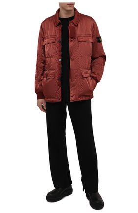 Мужская утепленная куртка STONE ISLAND красного цвета по цене 79950 руб., арт. 751543521 | Фото 2 Мужская утепленная куртка STONE ISLAND красного цвета, арт. 751543521 | Фото 2 (Рукава: Длинные; Материал внешний: Синтетический материал; Материал подклада: Синтетический материал; Кросс-КТ: Куртка; Мужское Кросс-КТ: утепленные куртки; Стили: Кэжуэл; Длина (верхняя одежда): До середины бедра)