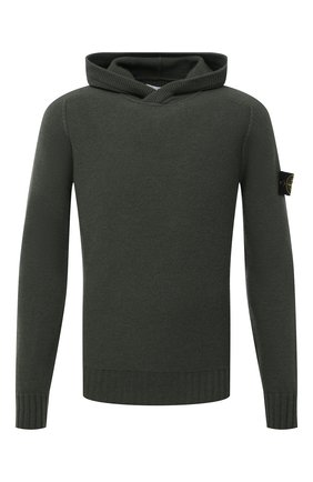 Мужской шерстяное худи STONE ISLAND хаки цвета по цене 29250 руб., арт. 7515530A3 | Фото 1 Мужской шерстяное худи STONE ISLAND хаки цвета, арт. 7515530A3 | Фото 1 (Материал внешний: Шерсть; Мужское Кросс-КТ: Худи-одежда; Длина (для топов): Стандартные; Рукава: Длинные; Стили: Милитари)