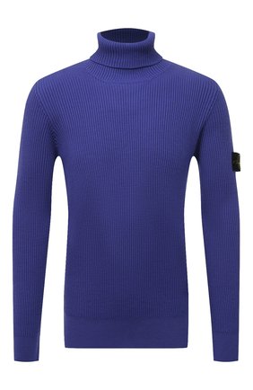Мужской шерстяной свитер STONE ISLAND фиолетового цвета по цене 29950 руб., арт. 7515525C2 | Фото 1 Мужской шерстяной свитер STONE ISLAND фиолетового цвета, арт. 7515525C2 | Фото 1 (Материал внешний: Шерсть; Мужское Кросс-КТ: Свитер-одежда; Длина (для топов): Стандартные; Рукава: Длинные; Стили: Кэжуэл; Принт: Без принта)