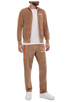 Мужской хлопковая толстовка PALM ANGELS бежевого цвета по цене 42350 руб., арт. PMBD001F21FAB0086001 | Фото 2 Мужской хлопковая толстовка PALM ANGELS бежевого цвета, арт. PMBD001F21FAB0086001 | Фото 2 (Длина (для топов): Стандартные; Материал внешний: Хлопок; Рукава: Длинные; Мужское Кросс-КТ: Толстовка-одежда; Стили: Спорт-шик)