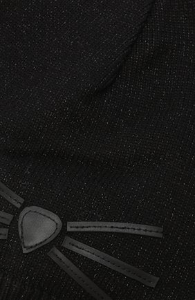 Детского хлопковая шапка KARL LAGERFELD KIDS черного цвета по цене 5270 руб., арт. Z11034 | Фото 3 Детского хлопковая шапка KARL LAGERFELD KIDS черного цвета, арт. Z11034 | Фото 3 (Материал: Текстиль, Синтетический материал, Хлопок)