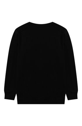 Детский хлопковый свитшот BALMAIN черного цвета по цене 24400 руб., арт. 6P4650 | Фото 2 Детский хлопковый свитшот BALMAIN черного цвета, арт. 6P4650 | Фото 2 (Материал внешний: Хлопок; Рукава: Длинные; Мальчики Кросс-КТ: Толстовка-одежда)