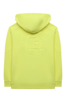 Детский хлопковая толстовка BALMAIN желтого цвета по цене 42850 руб., арт. 6P4580 | Фото 2 Детский хлопковая толстовка BALMAIN желтого цвета, арт. 6P4580 | Фото 2 (Материал внешний: Хлопок; Рукава: Длинные; Мальчики Кросс-КТ: Толстовка-одежда; Ростовка одежда: 10 - 11 лет | 140 - 146см, 12 лет | 152 см, 13 - 15 лет | 158 см, 16 лет | 164 см, 6 лет | 116 см, 8 лет | 128 см)