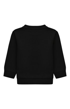 Детский хлопковый свитшот BALMAIN черного цвета по цене 17250 руб., арт. 6P4860 | Фото 2 Детский хлопковый свитшот BALMAIN черного цвета, арт. 6P4860 | Фото 2 (Рукава: Длинные; Материал внешний: Хлопок)