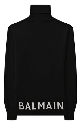 Детская шерстяная водолазка BALMAIN черного цвета по цене 48450 руб., арт. 6P9570 | Фото 2 Детская шерстяная водолазка BALMAIN черного цвета, арт. 6P9570 | Фото 2 (Рукава: Длинные; Материал внешний: Шерсть; Кросс-КТ: водолазка; Ростовка одежда: 10 - 11 лет | 140 - 146см, 12 лет | 152 см, 13 - 15 лет | 158 см, 16 лет | 164 см, 8 лет | 128 см)
