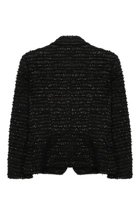 Детский жакет BALMAIN черного цвета по цене 99500 руб., арт. 6P2020 | Фото 2 Детский жакет BALMAIN черного цвета, арт. 6P2020 | Фото 2 (Материал внешний: Синтетический материал, Хлопок; Рукава: Длинные; Материал подклада: Вискоза; Девочки Кросс-КТ: Жакет-одежда; Ростовка одежда: 10 - 11 лет | 140 - 146см, 12 лет | 152 см, 13 - 15 лет | 158 см, 16 лет | 164 см, 8 лет | 128 см)