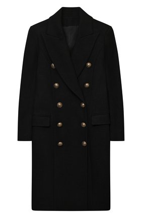 Детское шерстяное пальто BALMAIN черного цвета по цене 89000 руб., арт. 6P2130 | Фото 1 Детское шерстяное пальто BALMAIN черного цвета, арт. 6P2130 | Фото 1 (Рукава: Длинные; Материал внешний: Синтетический материал, Шерсть; Материал подклада: Вискоза; Кросс-КТ: Сезон: демисезон; Стили: Классический; Длина (верхняя одежда): Длинные)