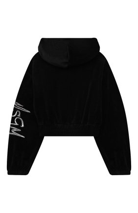 Детский хлопковая толстовка MSGM KIDS черного цвета по цене 14700 руб., арт. MS027853 | Фото 2 Детский хлопковая толстовка MSGM KIDS черного цвета, арт. MS027853 | Фото 2 (Материал внешний: Хлопок; Рукава: Длинные; Девочки Кросс-КТ: Толстовка-одежда)