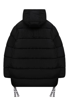 Детского утепленная куртка MSGM KIDS черного цвета по цене 27300 руб., арт. MS027712 | Фото 2 Детского утепленная куртка MSGM KIDS черного цвета, арт. MS027712 | Фото 2 (Рукава: Длинные; Материал подклада: Синтетический материал; Материал внешний: Синтетический материал; Кросс-КТ: Сезон: зима)