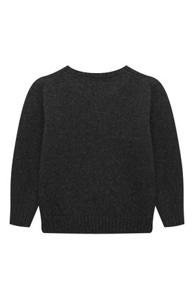 Детский шерстяной пуловер POLO RALPH LAUREN серого цвета по цене 16250 руб., арт. 322857438 | Фото 2 Детский шерстяной пуловер POLO RALPH LAUREN серого цвета, арт. 322857438 | Фото 2 (Материал внешний: Шерсть; Рукава: Длинные; Мальчики Кросс-КТ: Пуловер-одежда)