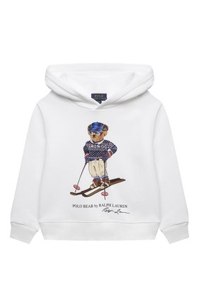 Детский хлопковое худи POLO RALPH LAUREN белого цвета по цене 7700 руб., арт. 322853823 | Фото 1 Детский хлопковое худи POLO RALPH LAUREN белого цвета, арт. 322853823 | Фото 1 (Материал внешний: Хлопок; Рукава: Длинные; Мальчики Кросс-КТ: Толстовка-одежда)